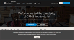 Desktop Screenshot of onepagecrm.com